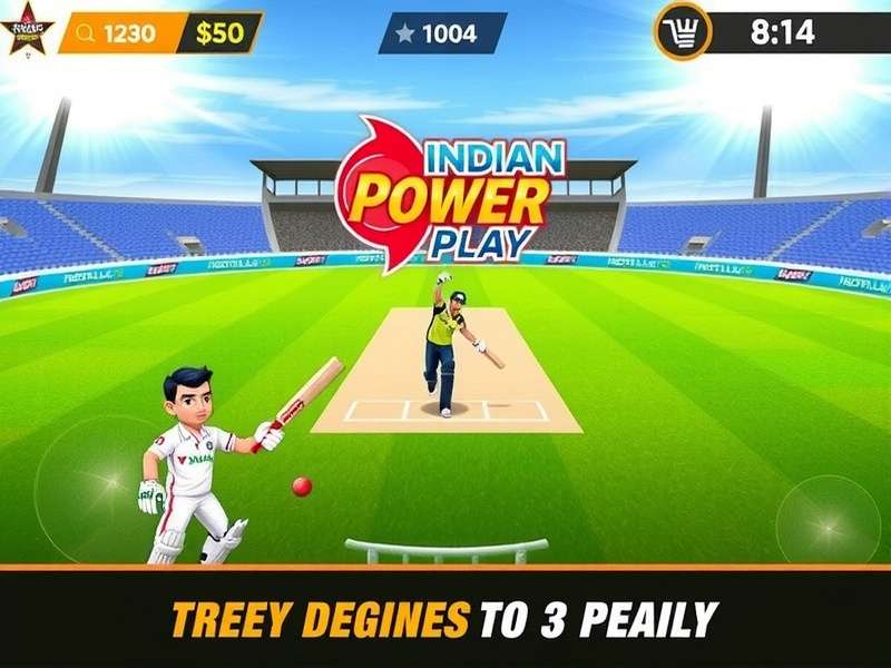 Indian Cricket Power Play Game Screenshot